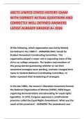 ABCTE UNITED STATES HISTORY EXAM WITH CORRECT ACTUAL QUESTIONS AND CORRECTLY WELL DEFINED ANSWERS LATEST ALREADY GRADED A&plus; 2026