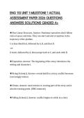 ENG 115 UNIT 1 MILESTONE 1 ACTUAL ASSESSMENT PAPER 2026 QUESTIONS ANSWERS SOLUTIONS GRADED A&plus;