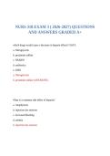 NURS 318 EXAM 3 &lpar; 2026-2027&rpar; QUESTIONS AND ANSWERS GRADED A&plus;