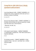 CompTIA A&plus; 220-1101 Core 1 Study questions with answers&comma;