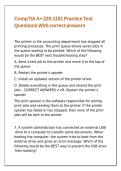 CompTIA A&plus; 220-1101 Practice Test Questions With correct answers