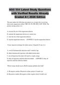 NSG 504 Latest Study Questions  with Verified Results Already  Graded A&plus;&vert; 2026 Edition 