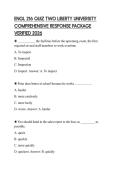 ENGL 216 QUIZ TWO LIBERTY UNIVERSITY COMPREHENSIVE RESPONSE PACKAGE VERIFIED 2026