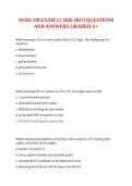 NURS 318 EXAM 2 &lpar; 2026-2027&rpar; QUESTIONS AND ANSWERS GRADED A&plus;