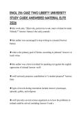 ENGL 216 QUIZ TWO LIBERTY UNIVERSITY STUDY GUIDE ANSWERED MATERIAL ELITE 2026