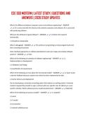 CSE 360 MIDTERM &vert; LATEST STUDY &vert; QUESTIONS AND ANSWERS &vert; 2026 STUDY UPDATES