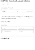 D522 WGU &ndash; Questions & Accurate Solutions