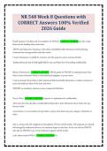 NR 548 Week 8 Questions with CORRECT Answers 100&percnt; Verified 2026 Guide