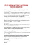 CSE 360 MIDTERM &vert; LATEST STUDY &vert; QUESTIONS AND ANSWERS &vert; 2026 UPDATES