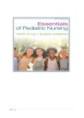TEST BANK FOR Essentials of Pediatric Nursing 5th Edition By Terri Kyle and Susan Carman ISBN&colon;9781975236151 COMPLETE GUIDE All CHAPTERS COVERED 100&percnt; VERIFIED A&plus; GRADE ASSURED&excl;&excl;&excl;&excl;&excl; NE LATEST UPDATE&excl;&excl;&excl;&excl;&excl;