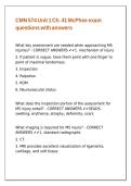 CMN 574 Unit 1 Ch&period; 41 McPhee exam questions with answers