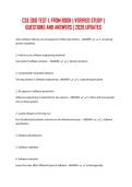 CSE 360 TEST 1&comma; FROM BOOK &vert; VERIFIED STUDY &vert; QUESTIONS AND ANSWERS &vert; 2026 UPDATES