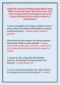 NURS 6501 Advanced Pathophysiology Midterm Exam  WEEK 1-6 &vert;&vert;Verified Exam&excl;&excl;&excl; Most Recent Exam 2026  Actual Complete Real Exam Questions And Correct  Answers &lpar;Verified Answers&rpar; Already Graded A&plus; &vert;&vert;  Newest Exam&excl;&excl;&excl;