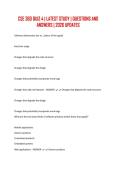 CSE 360 QUIZ 4 &vert; LATEST STUDY &vert; QUESTIONS AND ANSWERS &vert; 2026 UPDATES
