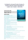 Test&lowbar;bank&lowbar;for&lowbar;advanced&lowbar;practice&lowbar;nursing&lowbar;&lowbar;essentials&lowbar;for&lowbar;role&lowbar;development&lowbar;4th&lowbar;edition&lowbar;by&lowbar;lucille&lowbar;a&lowbar;joel&lowbar;&lowbar;grades&lowbar;a&lowbar;&lowbar;2026