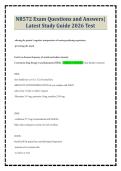 NR572 Exam Questions and Answers&vert; Latest Study Guide 2026 Test