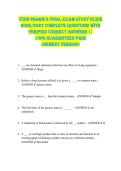 VUSN Pharm 2 Final EXAM STUDY GUIDE  2026&sol;2027 COMPLETE QUESTIONS WITH  VERIFIED CORRECT ANSWERS &vert;&vert;  100&percnt; GUARANTEED PASS  <NEWEST VERSION> 