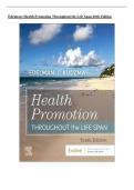 Test Bank for Health Promotion Throughout the Life Span 10th Edition by Edelman &ndash; Complete Chapter-Aligned Study Resource&period;