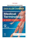 Test Bank for Medical Terminology&colon; A Short Course 9th Edition &ndash; Complete Chapter-Aligned Study Resource&period;