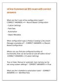 nCino Commercial 301 exam with correct answers&period;