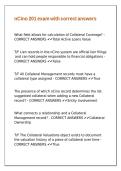 nCino 201 exam with correct answers