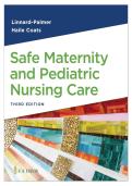 Test Bank for Safe Maternity and Pediatric Nursing Care 3rd Edition by Linnard and Palmer