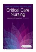 Test Bank for Critical Care Nursing&colon; Diagnosis and Management 9th Edition by Urden&comma; Stacy&comma; and Lough