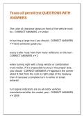 Texas cdl permit test QUESTIONS WITH ANSWERS&period;