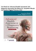 Test Bank For Advanced Health Assessment And  Diagnostic Reasoning 5th Edition By  Jacqueline Rhoads And Sandra Wiggins Petersen 2026