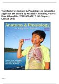 Test Bank for Anatomy & Physiology&colon; An Integrative Approach 4th Edition by Michael P&period; McKinley&comma; Valerie Dean O'Loughlin&comma; 9781260265217&comma; All Chapters LATEST 2026