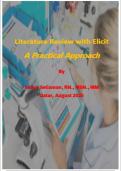 Literature Review with Elicit A Practical Approach By&comma; Sobur Setiaman&comma; RN&period;&comma; MSN&period;&comma; MM Qatar&comma; August&comma; 2025