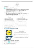 Samenvatting ERP