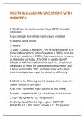 ASE T4 Brakes EXAM QUESTIONS WITH ANSWERS