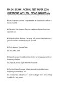 FIN 341 EXAM 1 ACTUAL TEST PAPER 2026 QUESTIONS WITH SOLUTIONS GRADED A&plus;