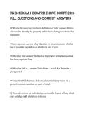 FIN 341 EXAM 1 COMPREHENSIVE SCRIPT 2026 FULL QUESTIONS AND CORRECT ANSWERS
