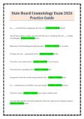 State Board Cosmetology Exam 2026 Practice Guide