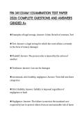 FIN 341 EXAM 1 EXAMINATION TEST PAPER 2026 COMPLETE QUESTIONS AND ANSWERS GRADED A&plus;