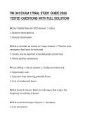 FIN 341 EXAM 1 FINAL STUDY GUIDE 2026 TESTED QUESTIONS WITH FULL SOLUTION
