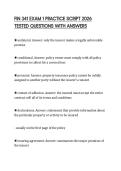 FIN 341 EXAM 1 PRACTICE SCRIPT 2026 TESTED QUESTIONS WITH ANSWERS