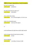 NWCA Exam Bundle With 100&percnt; Correct Answers 2025