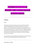 LML4806 ACTUAL EXAM 2026&sol;2027&colon; 100&percnt; Verified Questions & Correct Answers