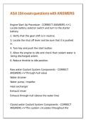ASA 104 exam questions with ANSWERS