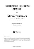 Solutions Manual for Microeconomics&comma; 17th Canadian Edition by Christopher T&period;S&period; &vert; Complete Solutions Guide