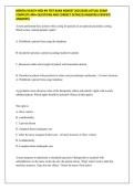 MENTAL HEALTH HESI RN TEST BANK NEWEST 2025&sol;2026 ACTUAL EXAM COMPLETE 400&plus; QUESTIONS AND CORRECT DETAILED ANSWERS &lpar;VERIFIED ANSWERS&rpar;