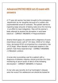 Advanced PATHO HESI set -2 exam with answers&period;