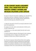 ATI RN CONCEPT BASED ASSESSMENT LEVEL 2 FULL EXAM PACK WITH 100 PERCENT CORRECT ANSWERS AND DETAILED SOLUTIONS LATEST UPDATE