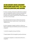ATI RN CONCEPT-BASED ASSESSMENT PROTOCORED EXAM LEVEL 1 TO 4 2026 COMPLETE QUESTIONS AND ANSWERS