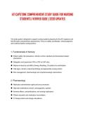 ATI CAPSTONE COMPREHENSIVE STUDY GUIDE FOR NURSING STUDENTS &vert; VERIFIED GUDE &vert; 2026 UPDATES