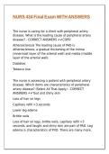 NURS 434 Final Exam WITH ANSWERS