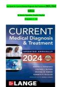 Current Medical Diagnosis and Treatment 2024&comma; 63rd Edition Papadakis McPhee &vert; Complete Test Bank &vert; Chapters 1-42 &vert; CMDT 2024